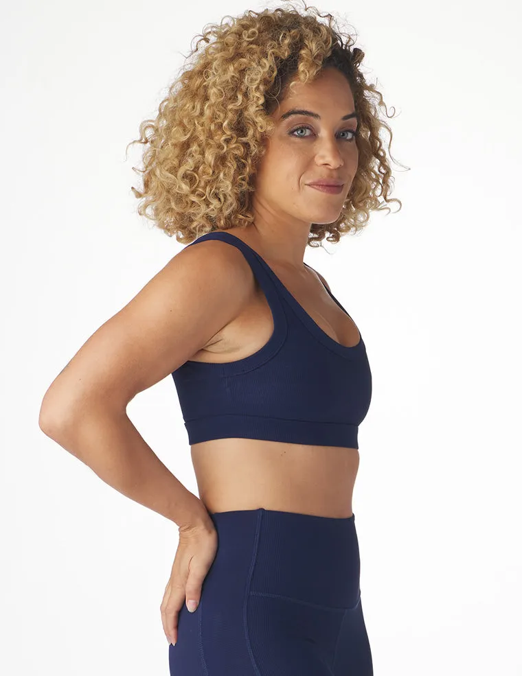 Ease Bra: Indigo