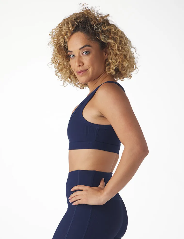 Ease Bra: Indigo