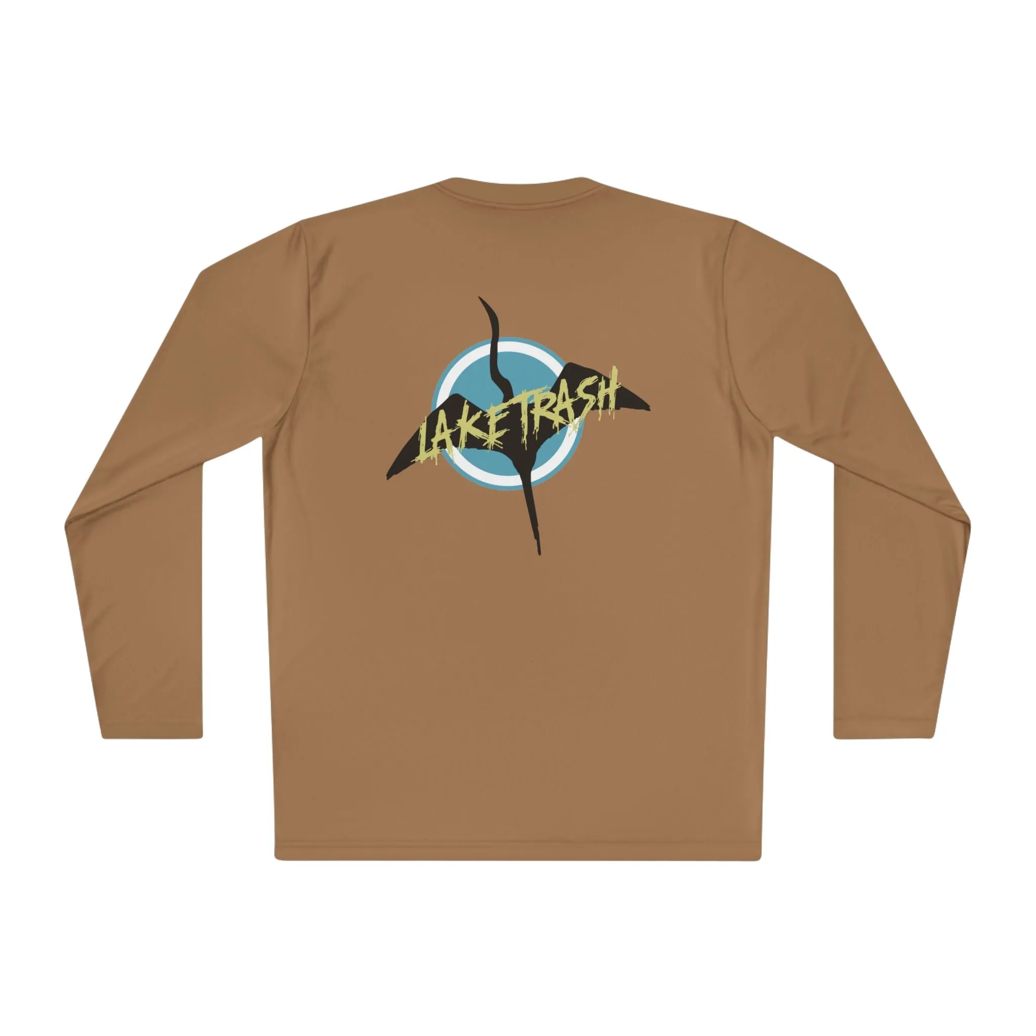 Eco-Friendly Unisex Long Sleeve Tee - 'Lake Trash' Design for Outdoor Lovers