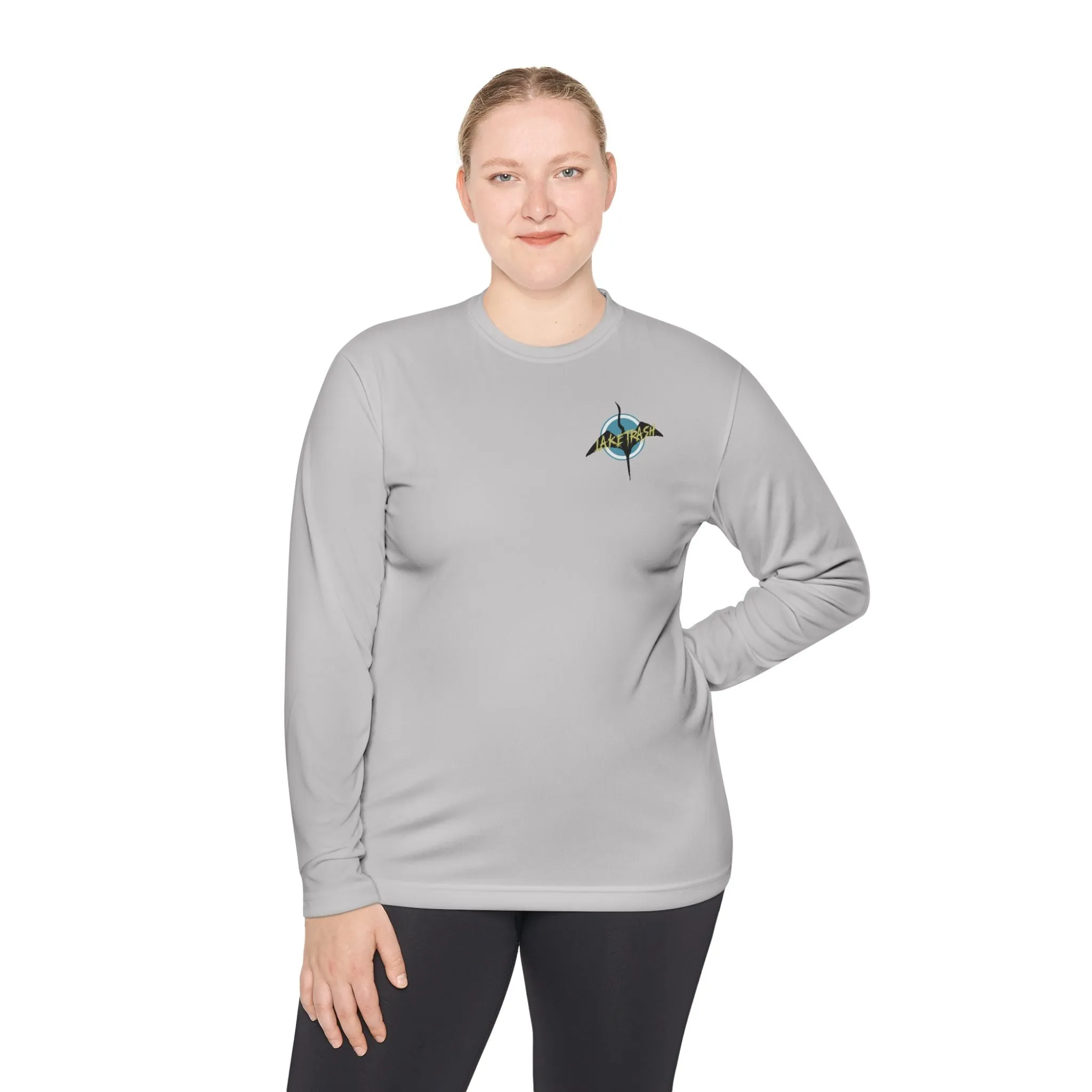 Eco-Friendly Unisex Long Sleeve Tee - 'Lake Trash' Design for Outdoor Lovers