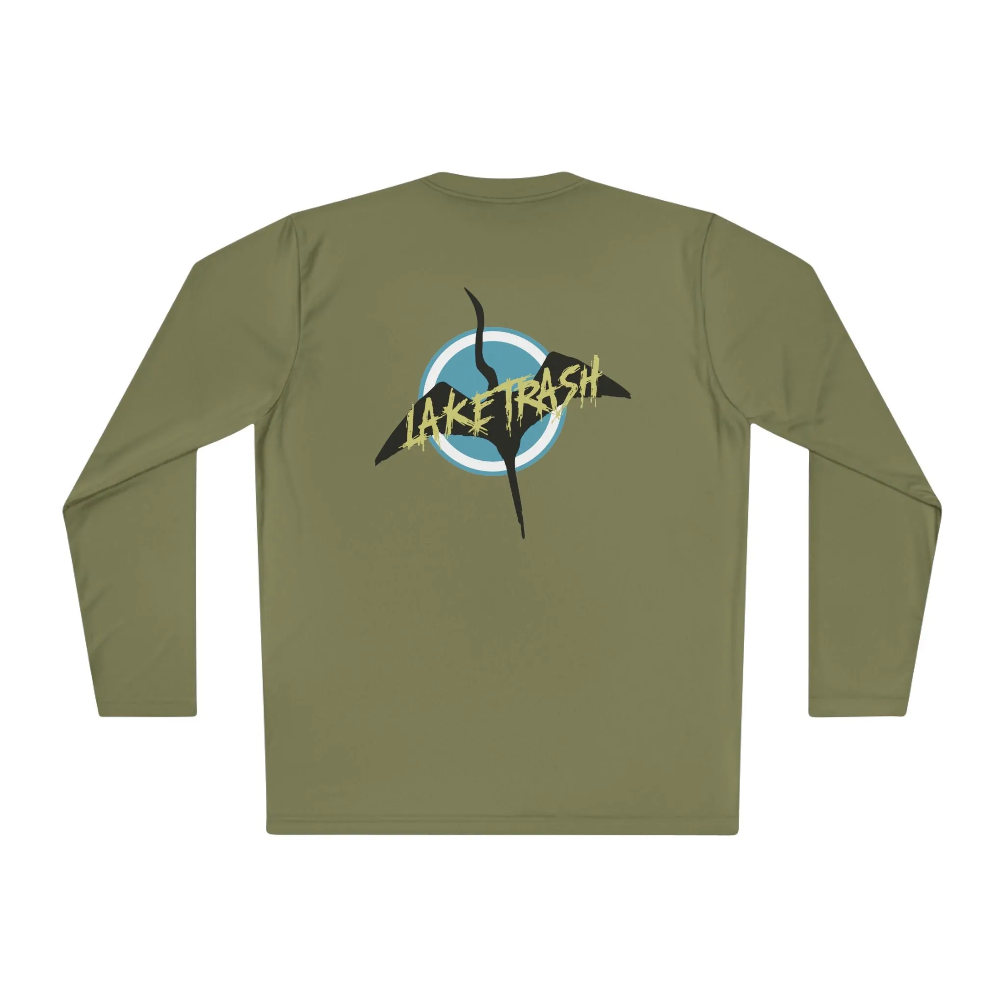 Eco-Friendly Unisex Long Sleeve Tee - 'Lake Trash' Design for Outdoor Lovers