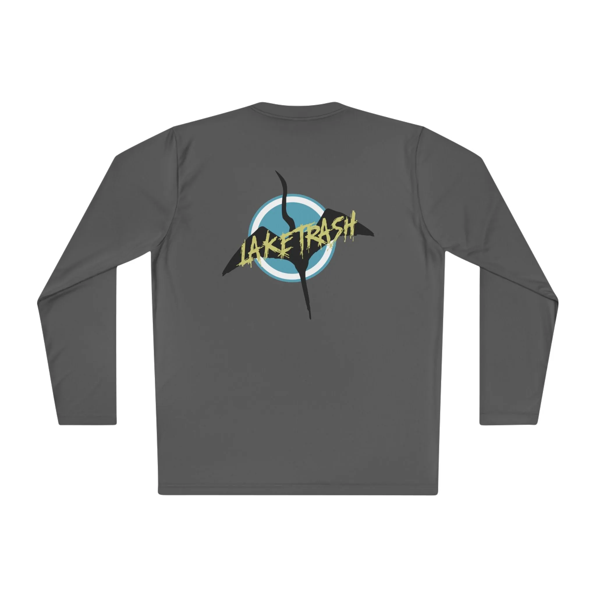 Eco-Friendly Unisex Long Sleeve Tee - 'Lake Trash' Design for Outdoor Lovers
