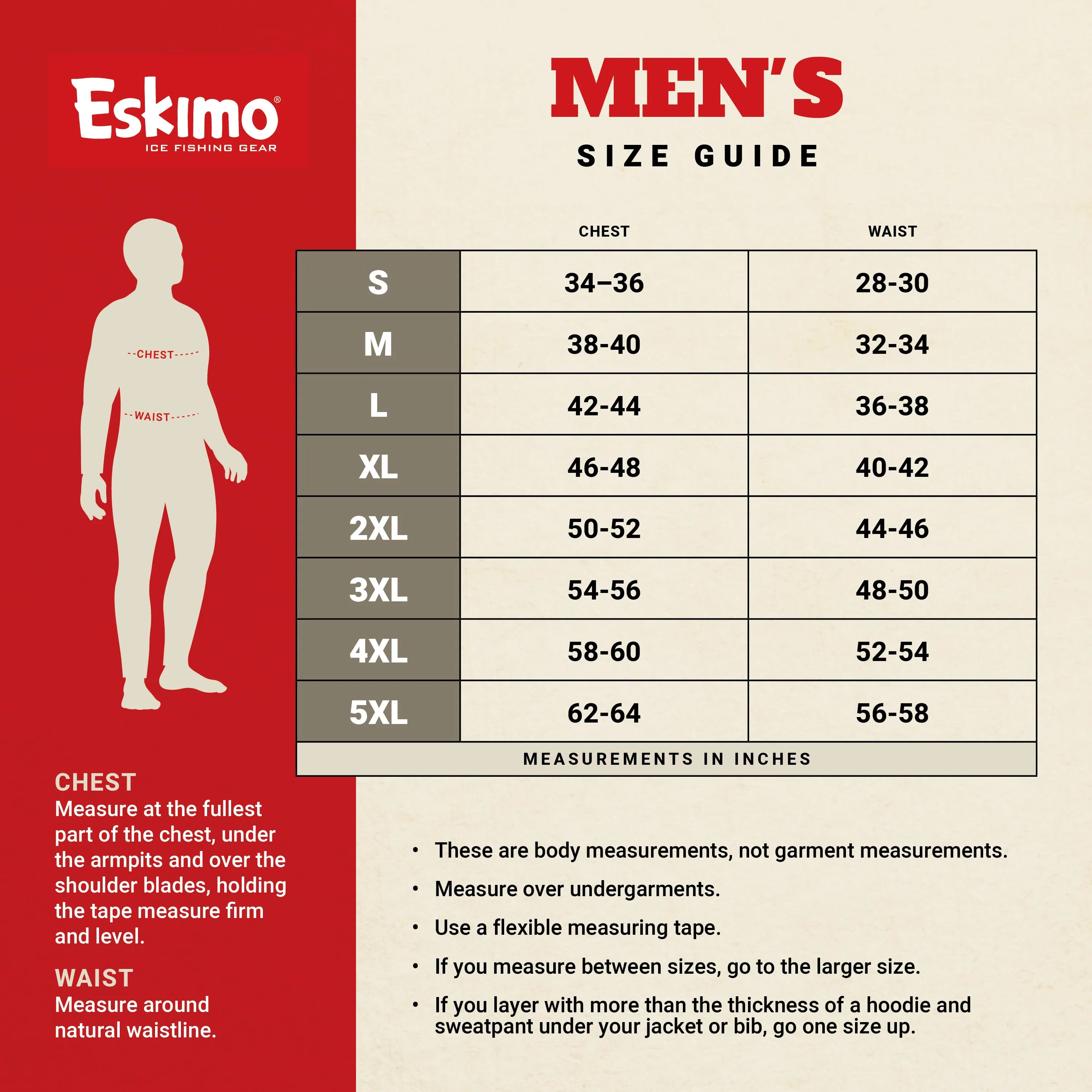 Eskimo Mens Keeper Bib