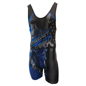 Evo9x FREEDOM FIGHTER Full Dye Sublimated Wrestling Singlet
