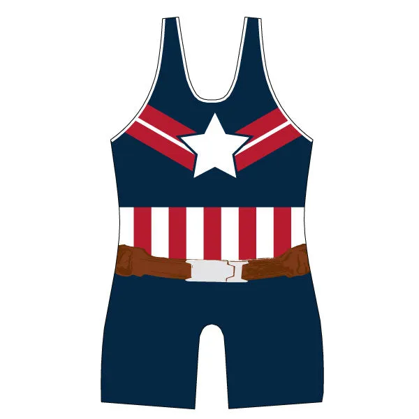 Evo9x SHIELD HERO Full Dye Sublimated Wrestling Singlet