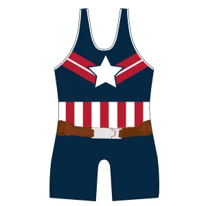 Evo9x SHIELD HERO Full Dye Sublimated Wrestling Singlet
