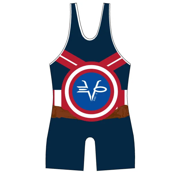 Evo9x SHIELD HERO Full Dye Sublimated Wrestling Singlet