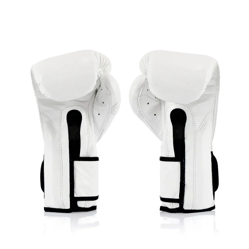 Fairtex Pro Training Mexican Boxing Gloves BGV9 White