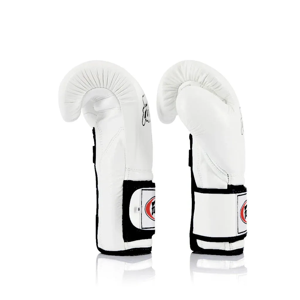 Fairtex Pro Training Mexican Boxing Gloves BGV9 White