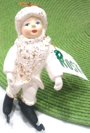 FATHER FROST ICE SKATING GIRL