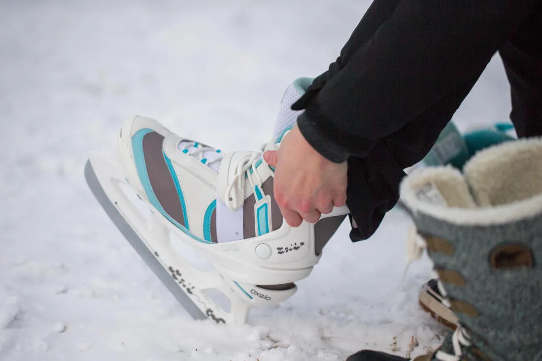 FIT 3 Women's Ice Skates - White/Blue