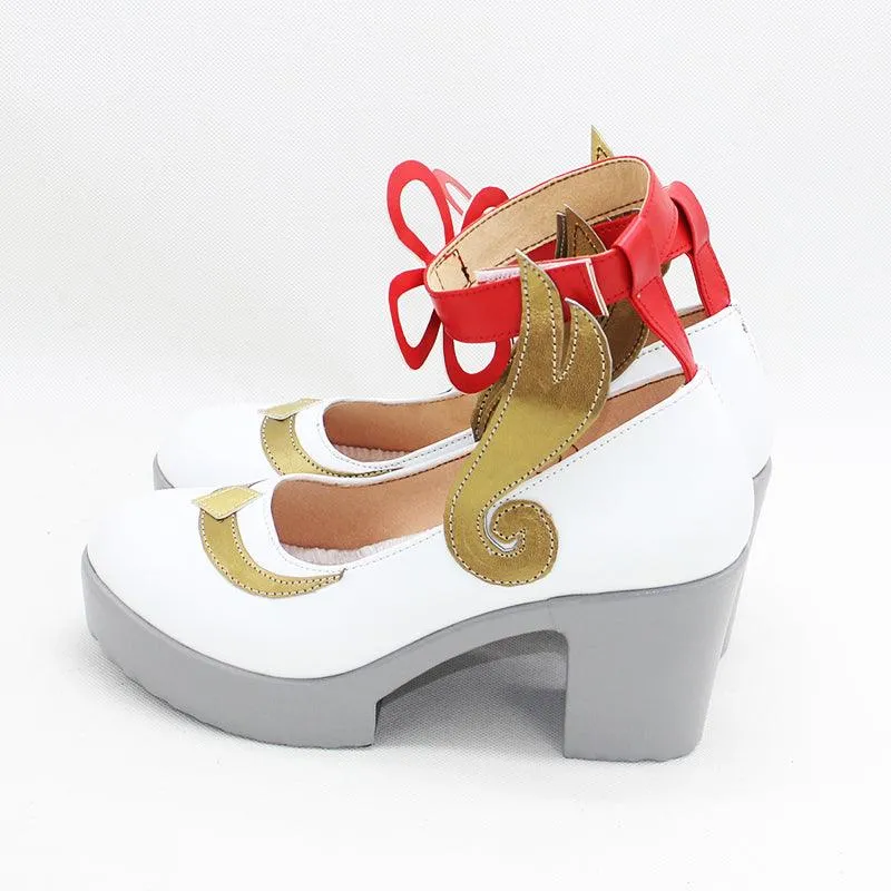 Genshin Impact Ganyu Cosplay boot shoe