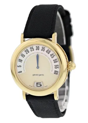 Gerald Genta Jumping Hours G3624 18K Laides Watch