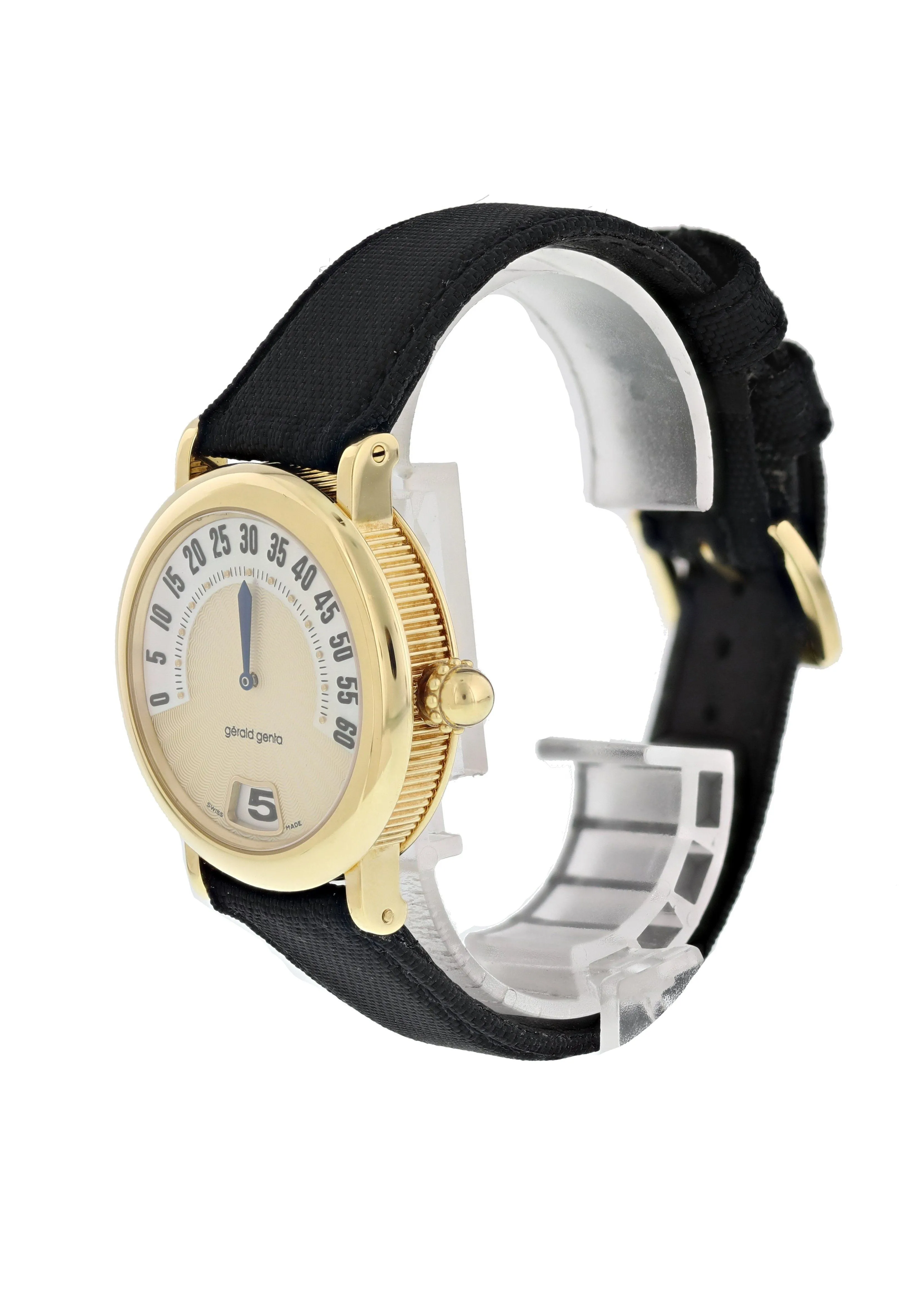 Gerald Genta Jumping Hours G3624 18K Laides Watch