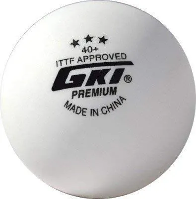 GKI Premium 3 Star Table Tennis Ball, (White)