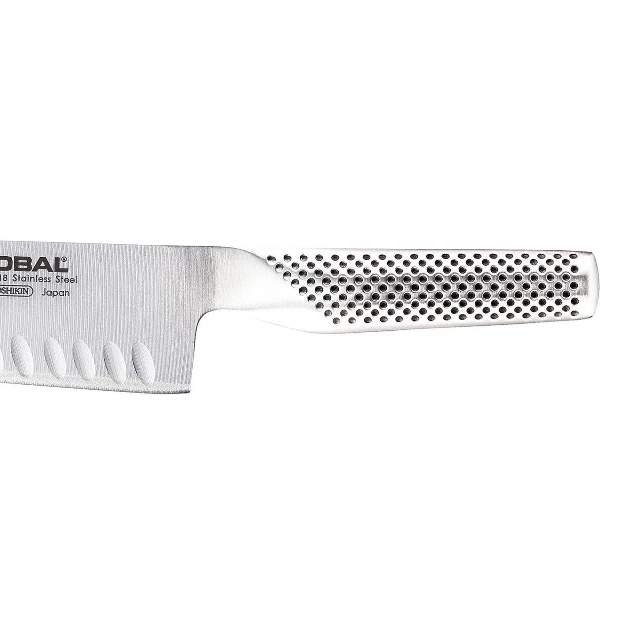 Global Classic 18cm Santoku Knife, Fluted G-80