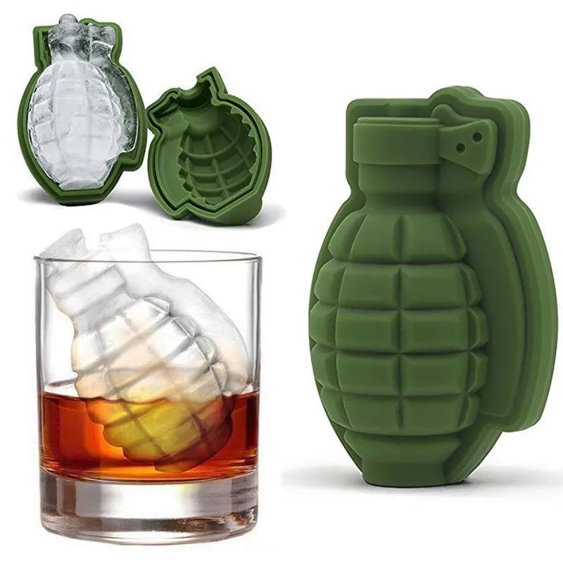 Grenade Ice Cube Mold