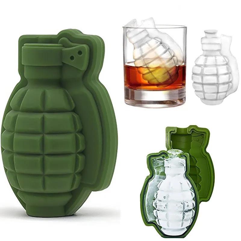Grenade Ice Cube Mold