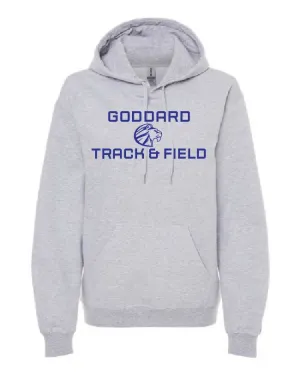 Grey Track and Field Hoodie