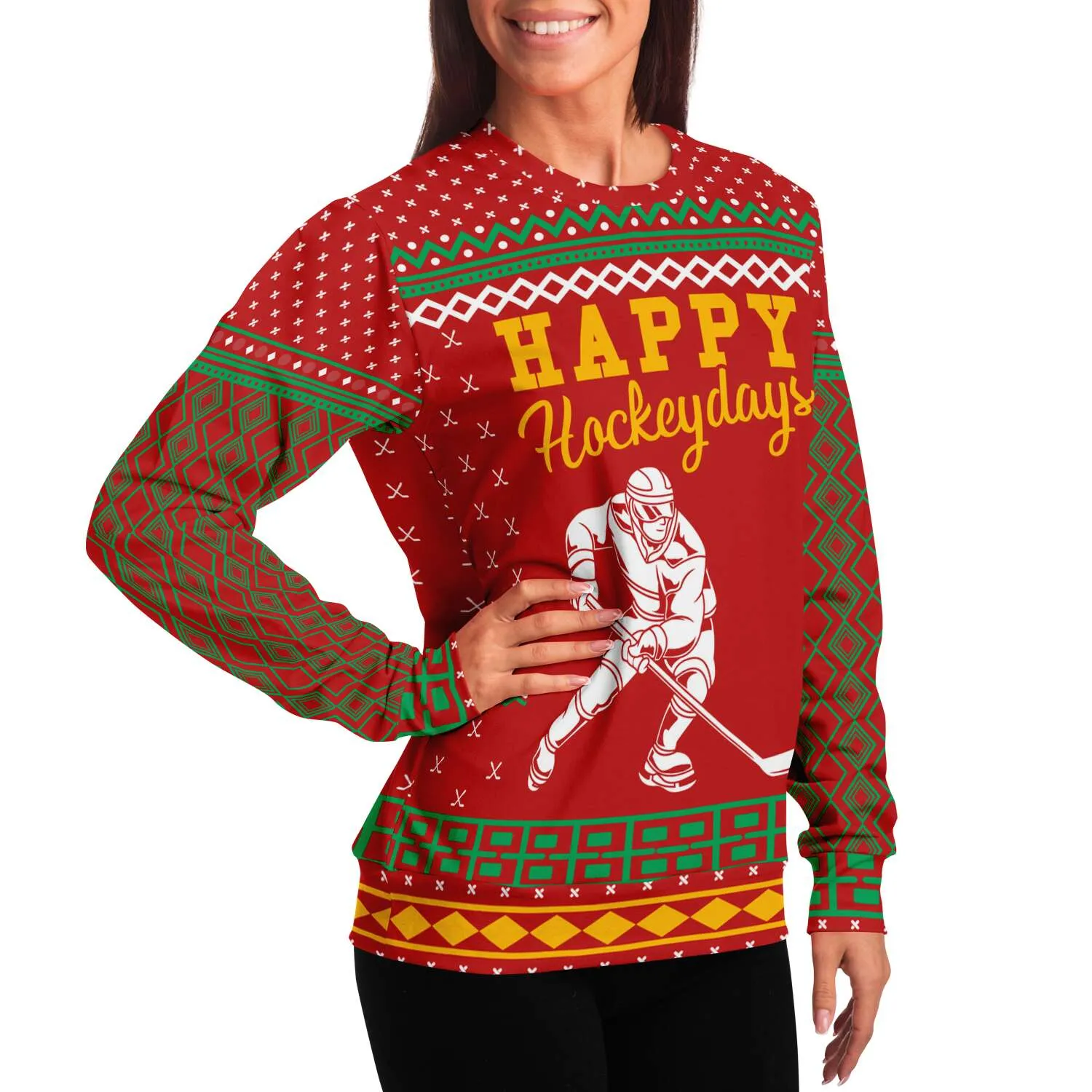 Happy Hockeydays - Athletic Sweatshirt