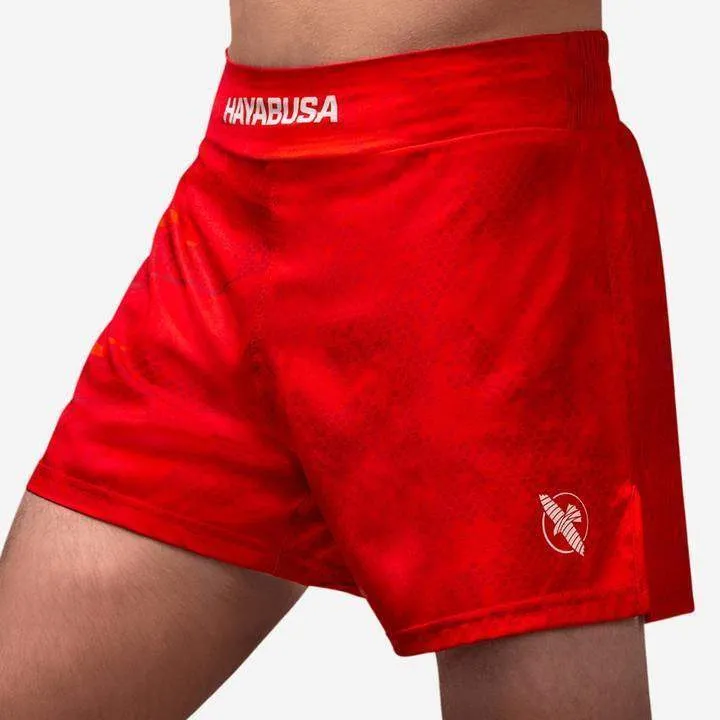 HAYABUSA® Arrow Kickboxing Shorts | Training Wrestling Fight Shorts Men's Boxing MMA Combat BJJ Grappling Fitness Muay Thai Kickboxing