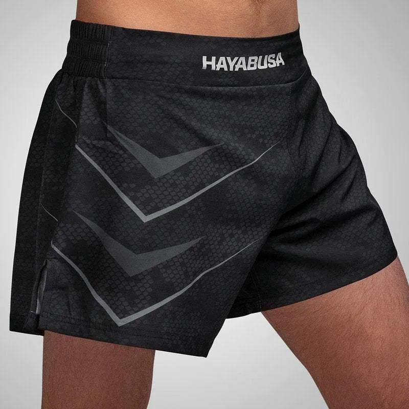 HAYABUSA® Arrow Kickboxing Shorts | Training Wrestling Fight Shorts Men's Boxing MMA Combat BJJ Grappling Fitness Muay Thai Kickboxing