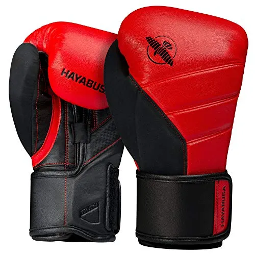 Hayabusa T3 Boxing Gloves - Red/Black, 12oz