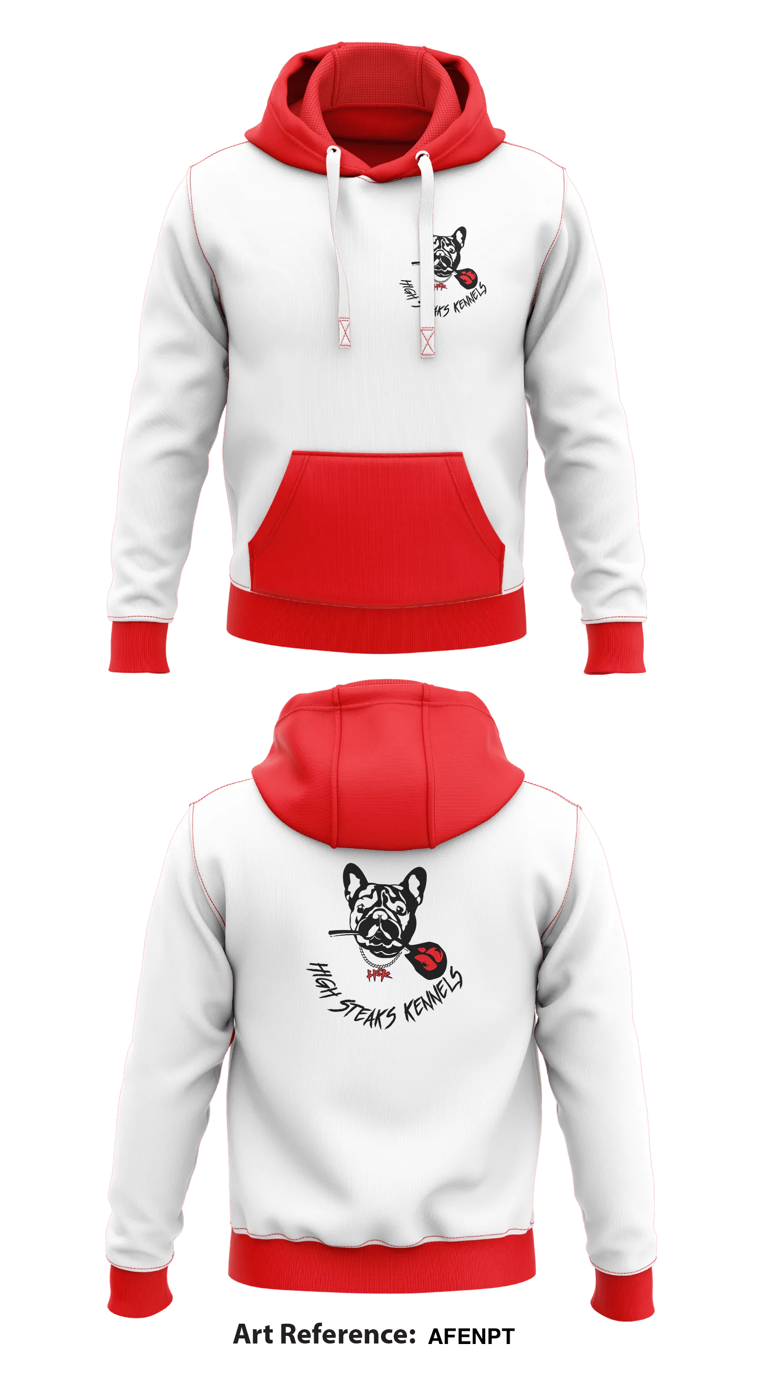 High Steaks Kennels Store 1 Core Men's Hooded Performance Sweatshirt - AFeNPT