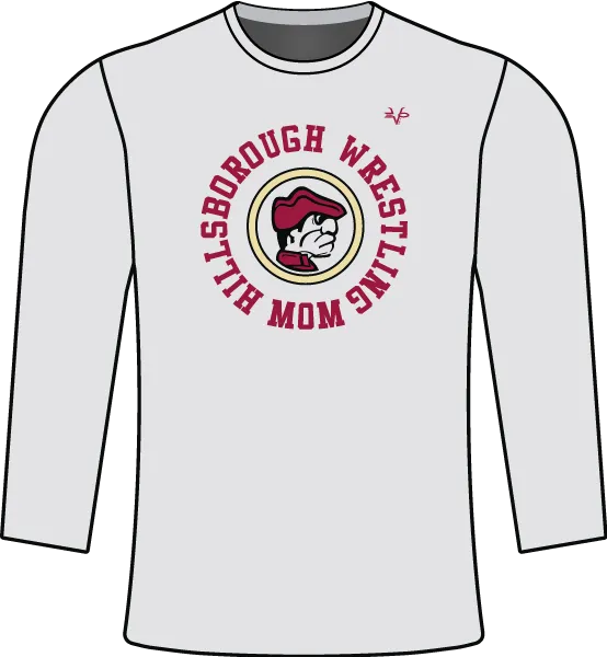 HILLSBOROUGH WRESTLING CLUB Semi Sublimated Long Sleeve Shirt 2 (MOM)