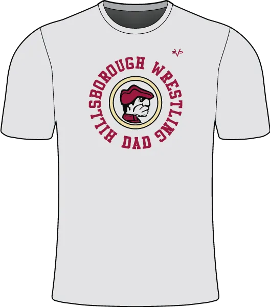 HILLSBOROUGH WRESTLING CLUB Semi Sublimated Short Sleeve Shirt 2 (DAD)