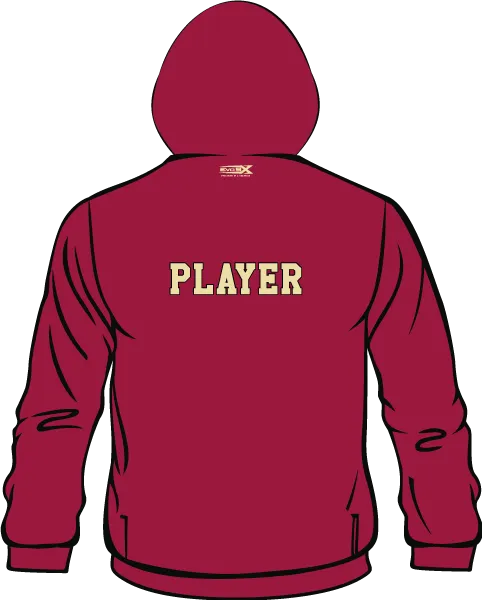 HILLSBOROUGH WRESTLING CLUB Sublimated Hoodie Cardinal