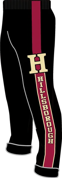 HILLSBOROUGH WRESTLING CLUB Sublimated Jogger Black