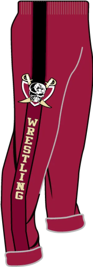 HILLSBOROUGH WRESTLING CLUB Sublimated Jogger Cardinal