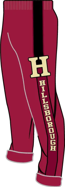 HILLSBOROUGH WRESTLING CLUB Sublimated Jogger Cardinal