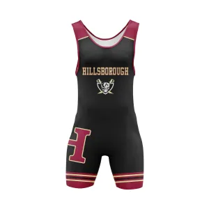 Hillsborough Wrestling Singlet Black
