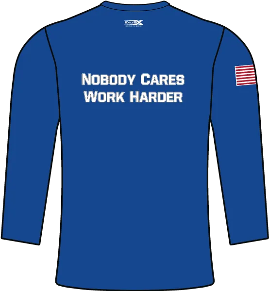 HOLMDEL WRESTLING Sublimated Long Sleeve Blue Jersey