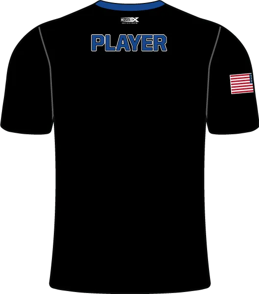 HOLMDEL WRESTLING Sublimated Short Sleeve Black Jersey