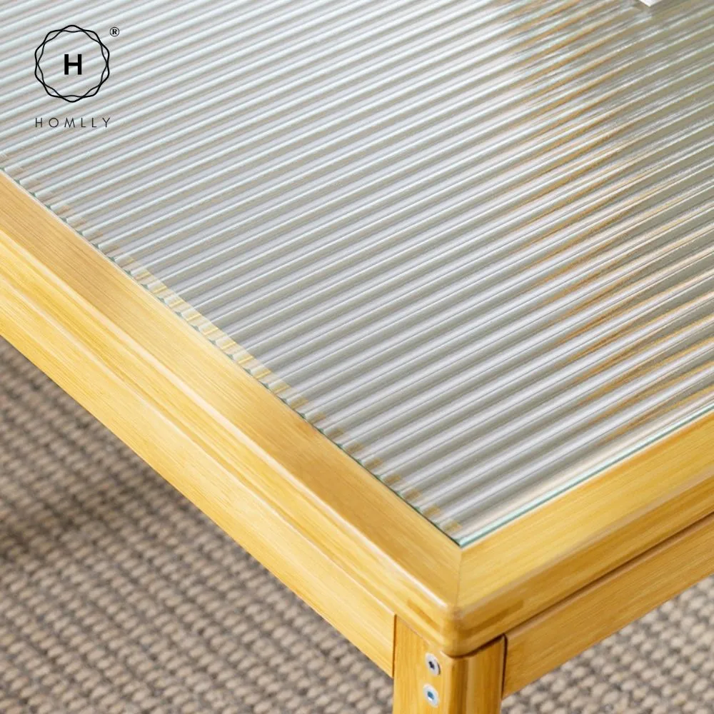 Homlly ika Nesting Living Room Coffee Side Table (Expandable)