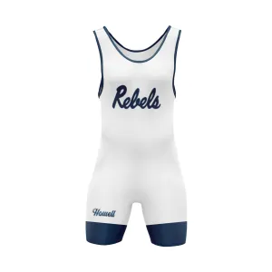 Howell Rebels Wrestling White Singlet