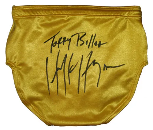 Hulk Hogan Signed Autographed "Terry Bollea" Ring Issued Wrestling Trunks (ASI COA)