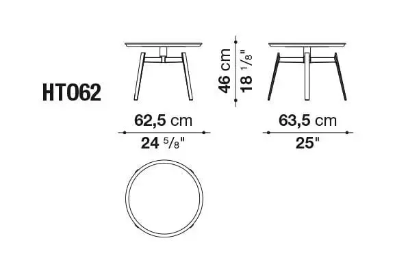 Husk Outdoor Small Table