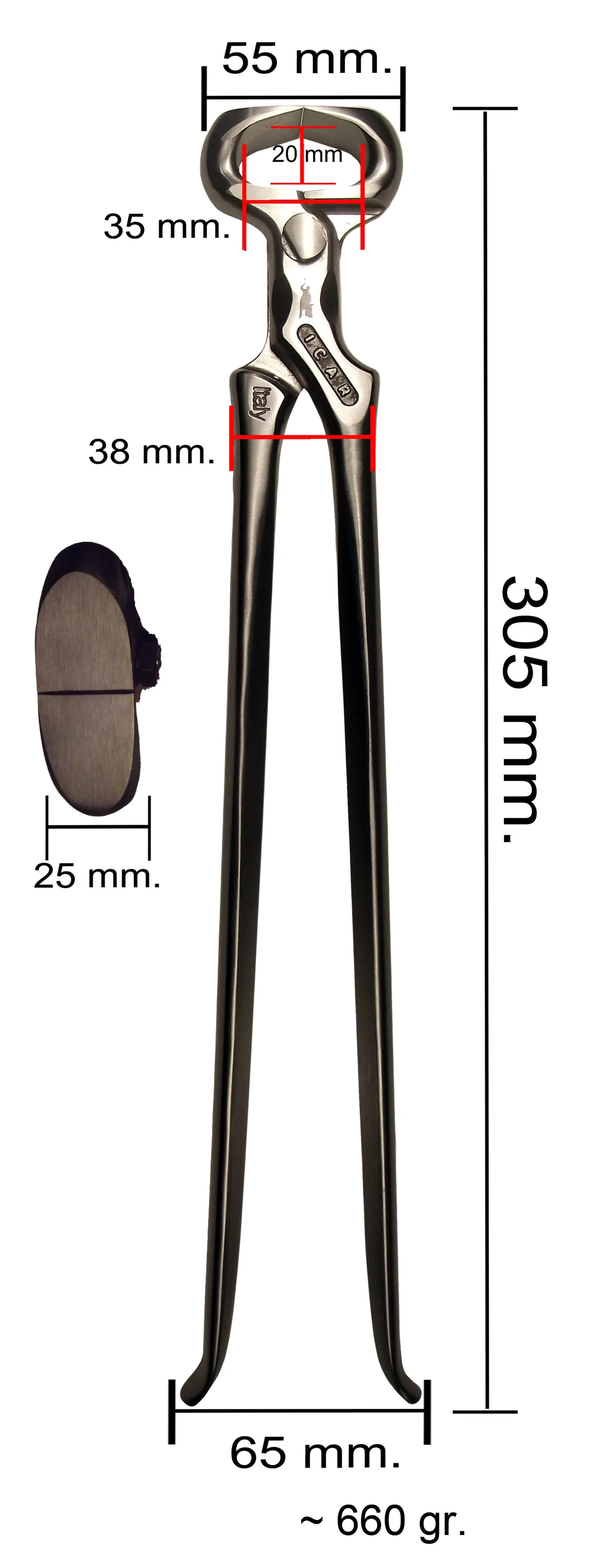 ICAR Race Track Hoof Nippers