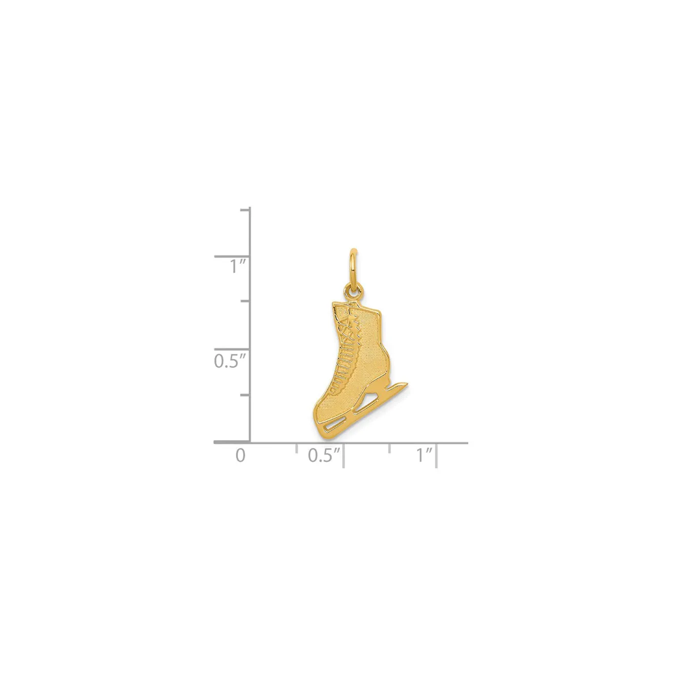 Ice Skate Pendant (14K)