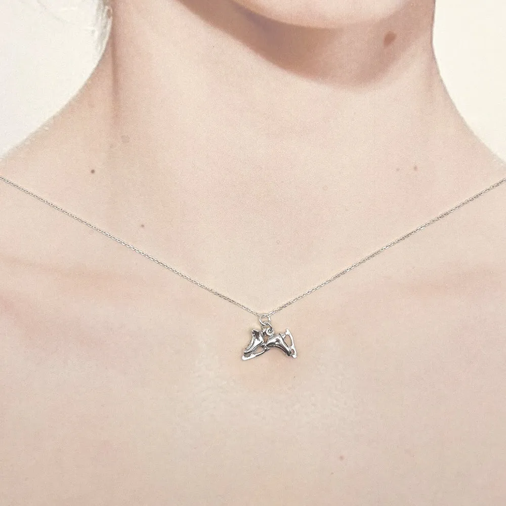 Ice Skates Necklace-1107