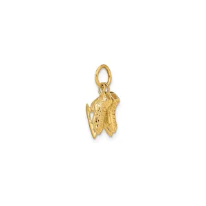 Ice Skates Pendant (14K)