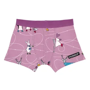 Ice Skating Boxers - Light Smoothie - 2 Left Size 4-6 & 10-12 years