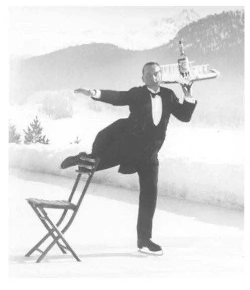 Ice Skating Waiter