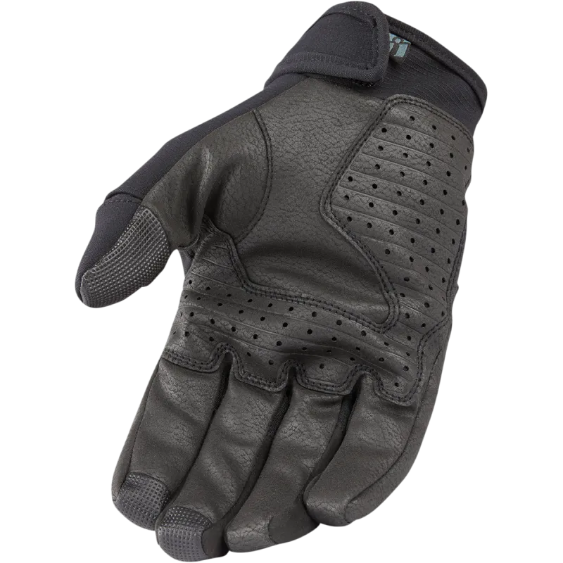 Icon Stormhawk Mens Motorcycle Short Textile Glove