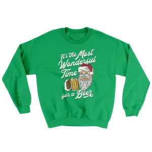 It's The Most Wonderful Time For A Beer Ugly Sweater