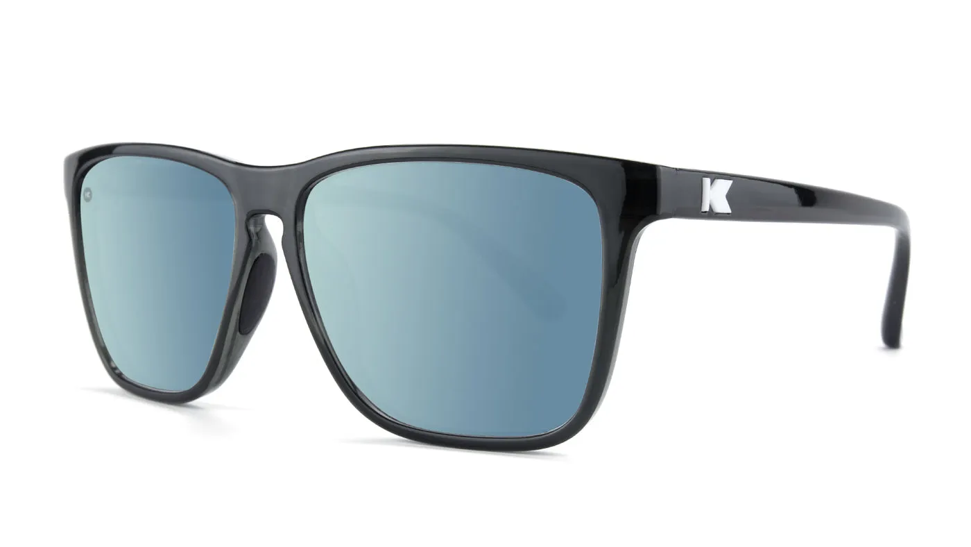 Jelly Black / Sky Blue Fast Lanes Sport Sunglasses